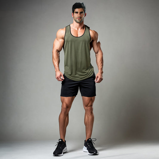 MILITARY MESH TANKTOP.