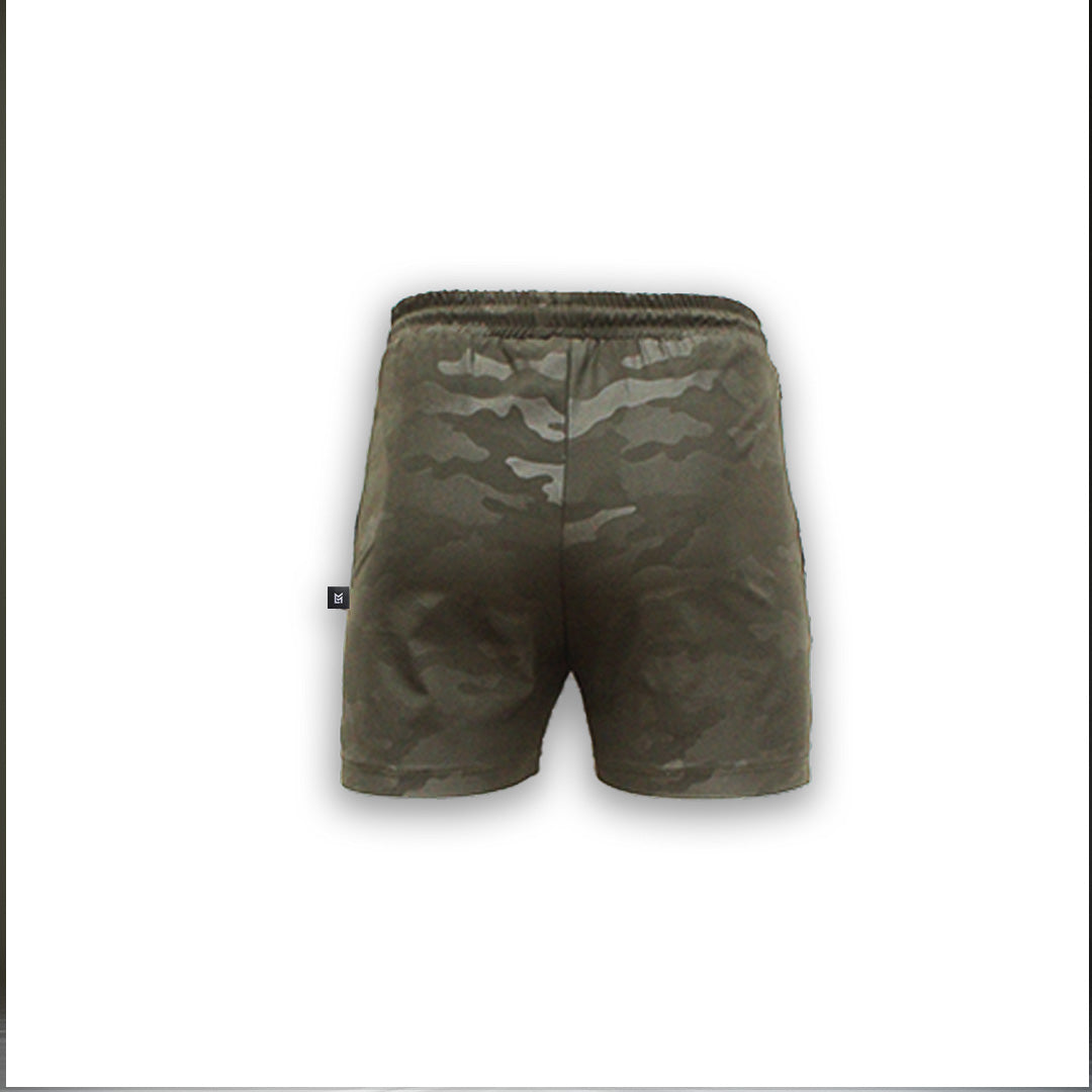 CAMOUFLAGE SPORT SHORT.